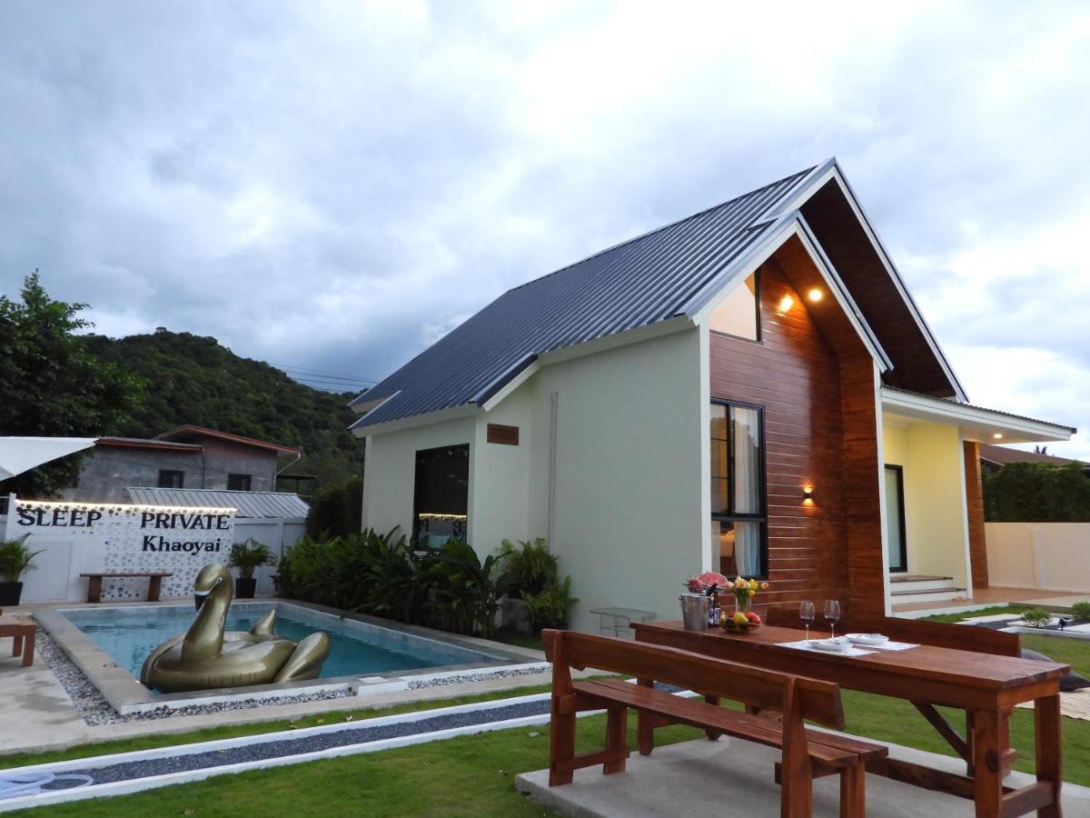 Sleep Private Khaoyai Villa Mu Si Eksteriør bilde